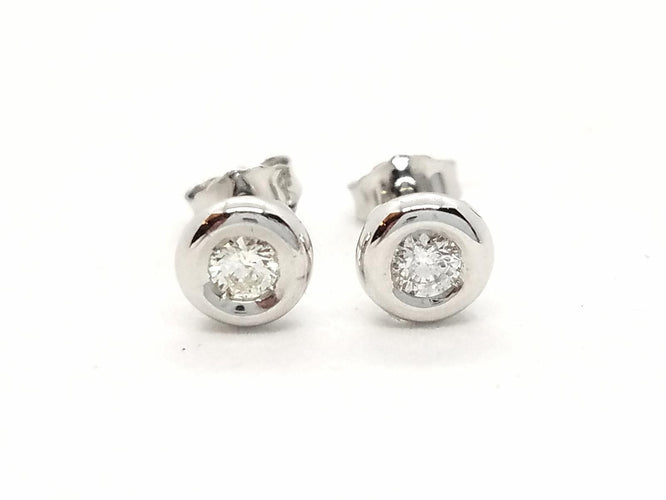 Boucles d'oreilles Boucles d'oreilles Or blanc Diamant 58 Facettes 579262RV
