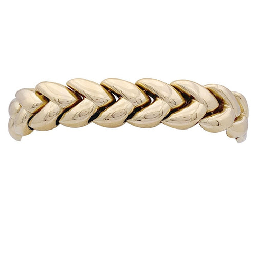 Bracelet Bracelet Cartier "Tresse" or jaune. 58 Facettes 33531