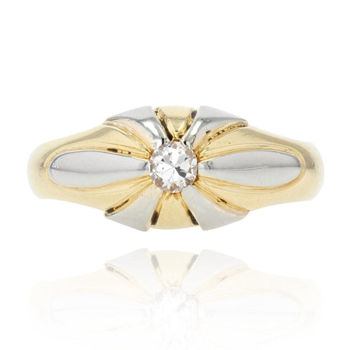 Bague 55 Bague jonc diamant 2 ors 58 Facettes 22-029