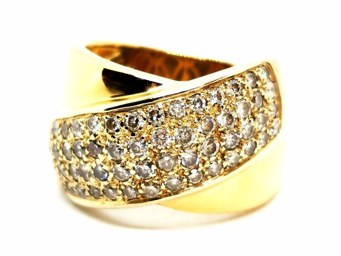 Bague 57 Bague Or jaune Diamant 58 Facettes 1670460CN