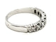 Bague 51 Bague Demi alliance Or blanc Diamant 58 Facettes 1588626CN