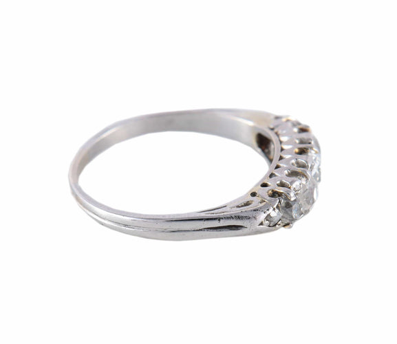 Bague BAGUE "CHIMERE" ART DECO, PLATINE 58 Facettes BO/220095 NSS