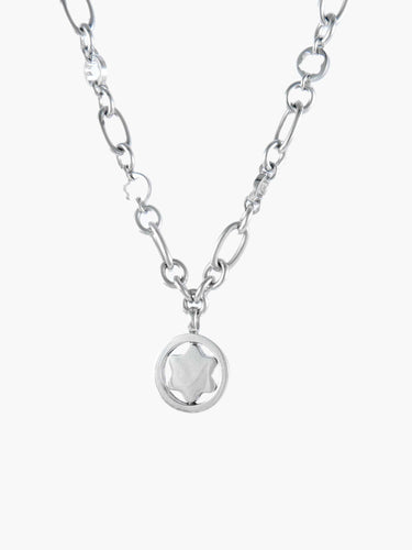 Collier Argent COLLIER MONT BLANC ARGENT 58 Facettes BO/22005