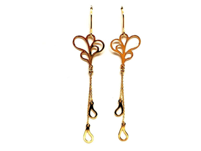Boucles d'oreilles Boucles d'oreilles Pendantes Or jaune 58 Facettes 1292329CN