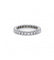 Bague 57 / Blanc/Gris / Or 750 Alliance américaine 27 Diamants 58 Facettes 210044R