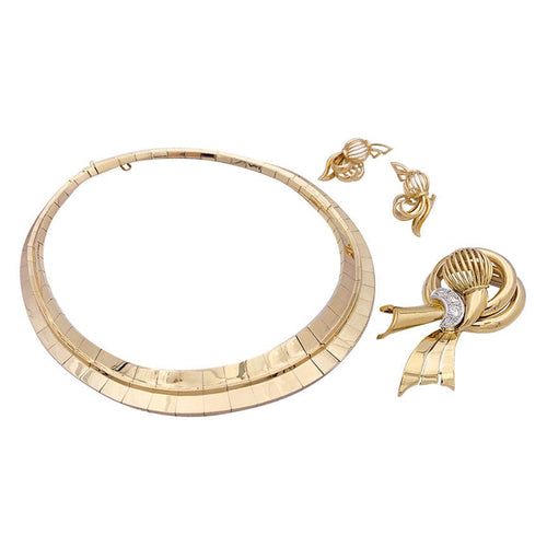 Boucles d'oreilles Boucles d'oreilles vintage en or rose. 58 Facettes 33516