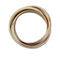 Bague 51 Bague Cartier, "Trinity Classique", trois ors. 58 Facettes 30969