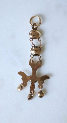 Pendentif Pendentif Saint Esprit, Or et Email 58 Facettes