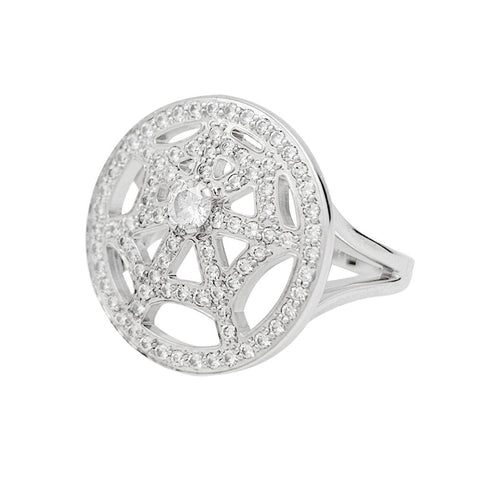 Bague 52 Bague Chaumet "Attrape-moi" en or blanc et diamants. 58 Facettes 31076