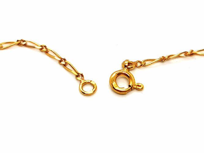 Collier Collier Maille alternée Or jaune Perle 58 Facettes 1654251CN