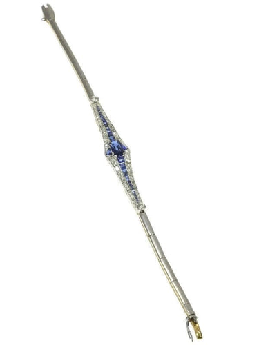 Bracelet Bracelet, diamants, saphir 58 Facettes 12247-0029