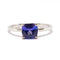Bague Bague tanzanite or blanc 58 Facettes