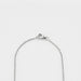 Collier Chaine Or blanc 58 Facettes