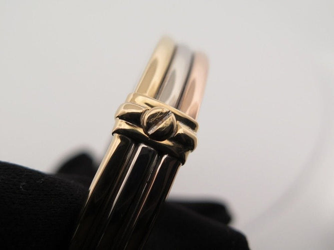 Bracelet vintage bracelet CARTIER trinity jonc rigide en 3 ors 18k t20 58 Facettes 250517