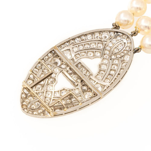 Collier Collier Choker Or blanc Diamant 58 Facettes 2308999CN