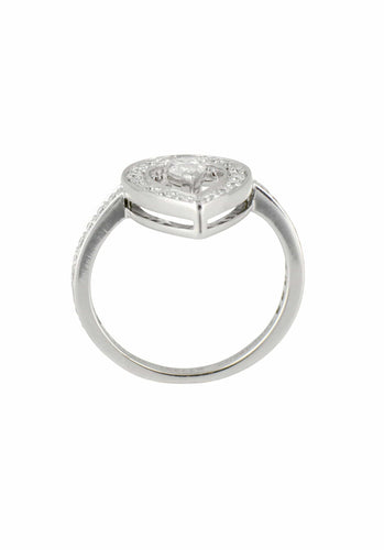 Bague 51 Bague BOUCHERON Ava en Or Blanc 58 Facettes 46360-40873