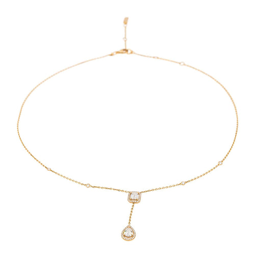 Collier Messika Collier My twin Or rose Diamant 58 Facettes 2801604CN