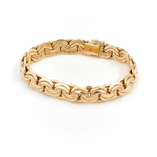 Bracelet Bracelet Maille haricot Or jaune 58 Facettes 1692608CN