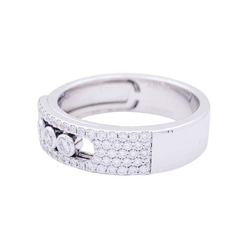 Bague 54 Bague Messika, "Move", or blanc et diamants. 58 Facettes 33359