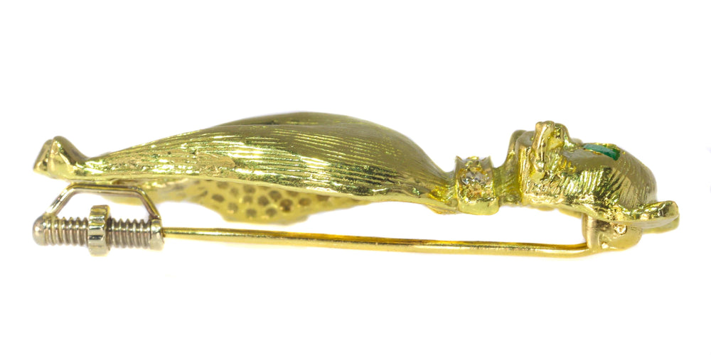 Broche Broche diamant & émeraude 58 Facettes 21361-0222