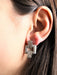 Boucles d'oreilles Boucles d'oreilles Art déco Platine Diamant 58 Facettes 1352343CN