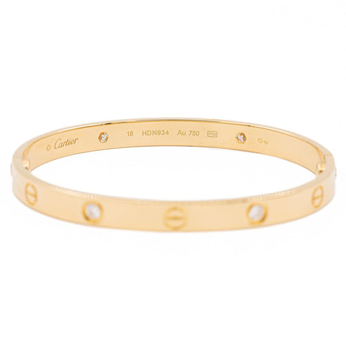 Cartier 手镯 Love 黄金 钻石