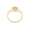 Bague Bague fleur diamants or jaune 58 Facettes