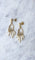 Boucles d'oreilles Boucles d'oreilles or jaune et franges de perles 58 Facettes