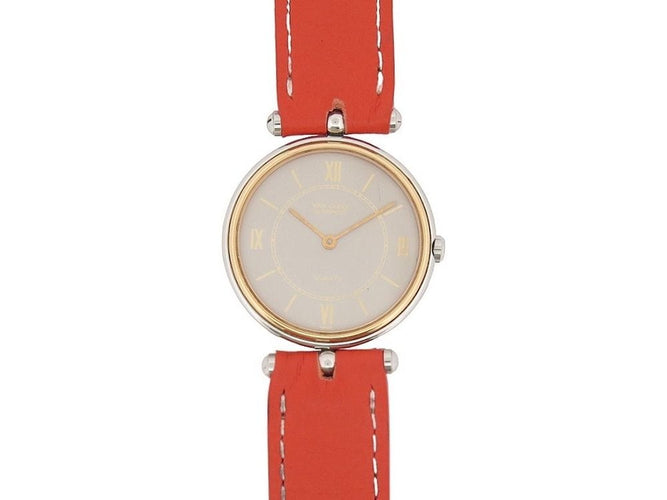 Montre vintage montre VAN CLEEF & ARPELS la collection 28mm acier or quartz 58 Facettes 256831
