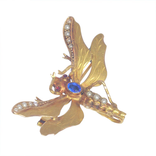 Broche Broche Libellule victorienne 58 Facettes 23131-0271