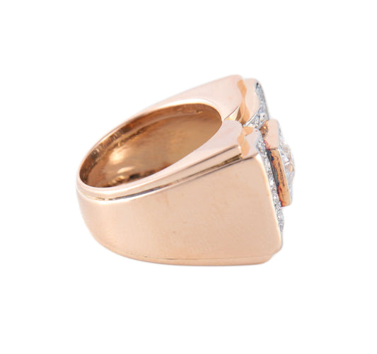 Bague BAGUE TANK OR & diamants 58 Facettes BO/220088 NSS