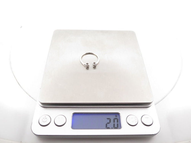 Bague 54 bague DINH VAN le cube diamant en or blanc 58 Facettes 258662