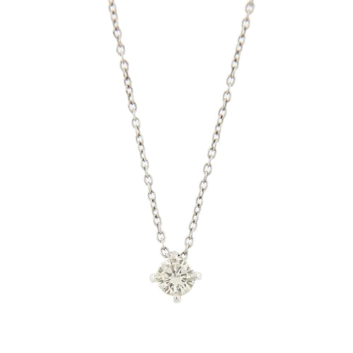 Collier Collier "Point lumineux" Or blanc Diamant 58 Facettes 172