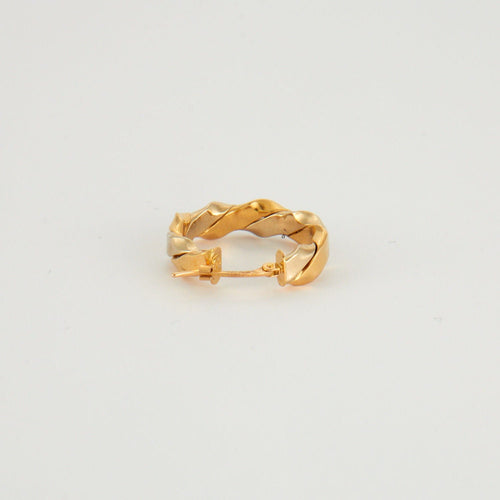 Boucles d'oreilles Boucles d'oreilles en or jaune et blanc 58 Facettes