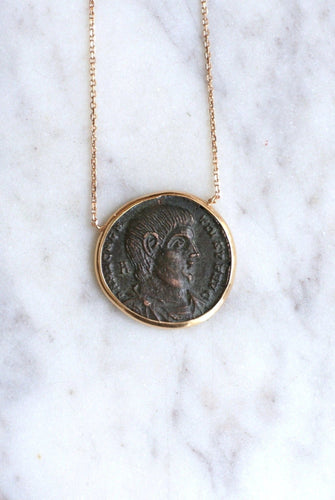 Collier Collier pièce romaine Magnence 58 Facettes