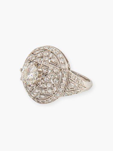 Bague 47 Bague Etoile diamants 58 Facettes