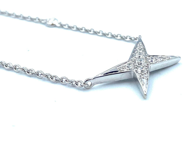 Collier Mauboussin - Collier "Mes Nuances à Toi" or blanc et diamants 58 Facettes