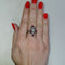 Bague 56 Bague rubis et diamants Année 70 58 Facettes