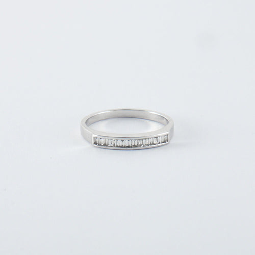 Bague Bague en or blanc & diamants 58 Facettes