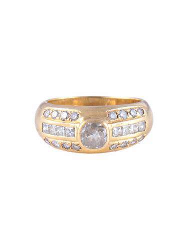 Bague 52.5 Bague Jonc Diamants 58 Facettes