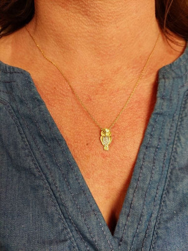 Pendentif PENDENTIF ANCIEN HIBOU DIAMANTS 58 Facettes 069721