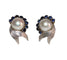 Boucles d'oreilles Boucles d'Oreilles Perle Et Saphirs 58 Facettes 512