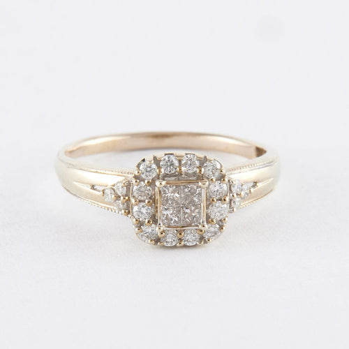 Bague 56 Bague Diamants Marquise Or Gris 58 Facettes