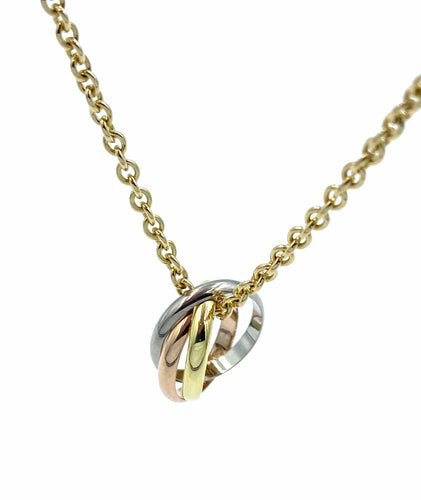 Collier CARTIER. Collection Trinity, collier 3 ors 18K 58 Facettes