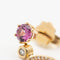 Boucles d'oreilles Boucles d'oreilles Or rose Diamants Améthyste Grenat 58 Facettes D359675LF