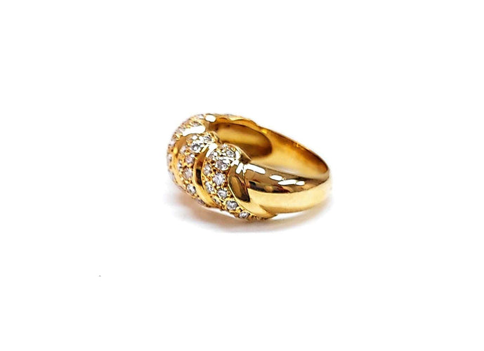 Bague 52 Bague pavage diamants 58 Facettes Bag.Godr.Dt