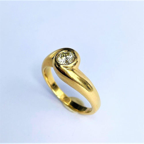 Bague 54 Bague Solitaire Or jaune & Diamant 58 Facettes 20400000644
