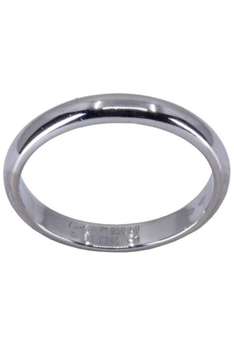 Bague 59 CARTIER - alliance 1895 58 Facettes 079441