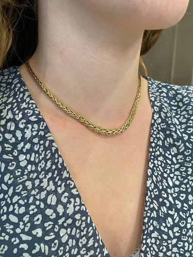 Collier COLLIER MAILLE PALMIER CHUTE 58 Facettes 052671