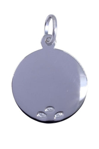 Pendentif MÉDAILLE MADONE DE POMPÉI 58 Facettes 071521